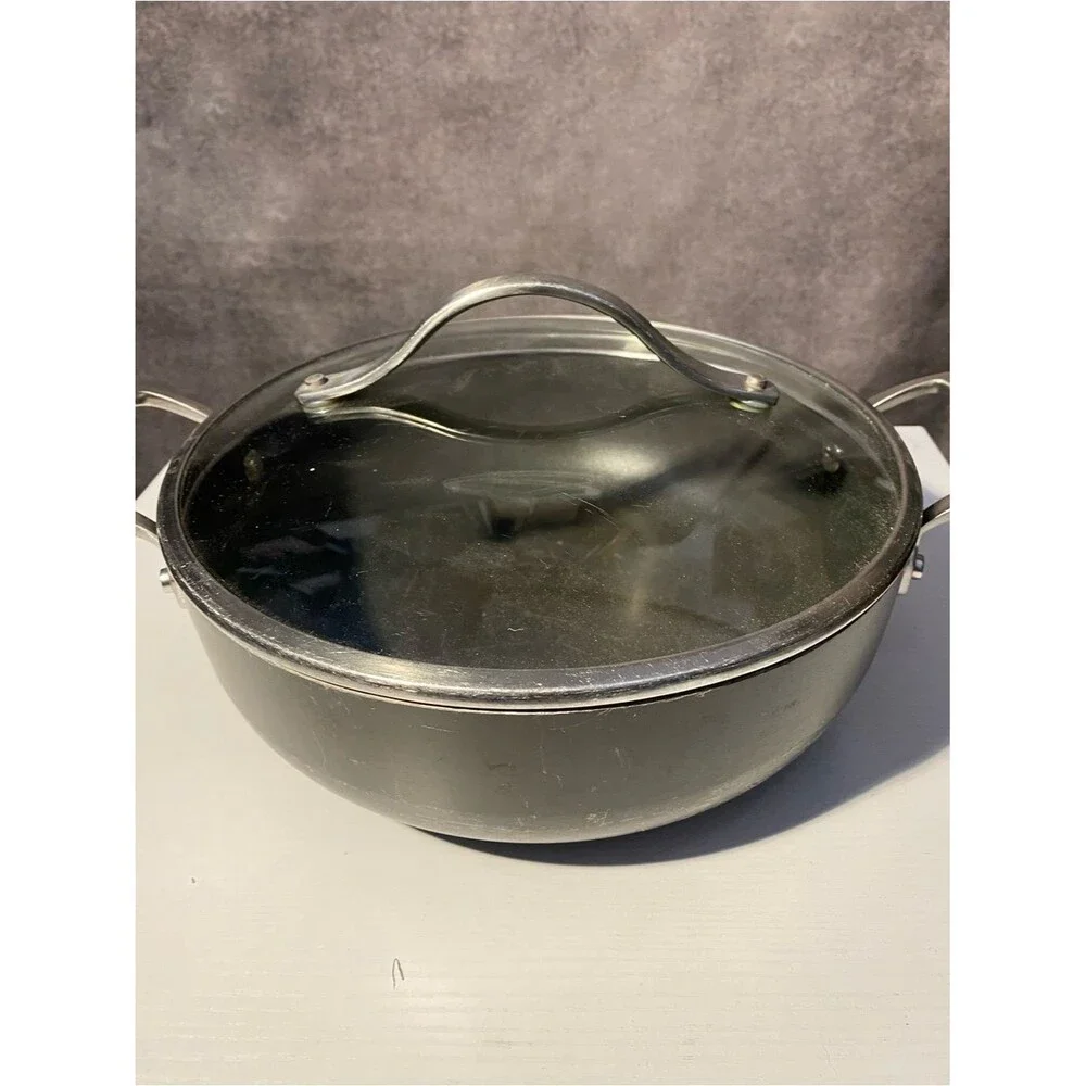 Kirkland Signature Hard Anodized 4.4 Qt Deep Saute Pan Lid
